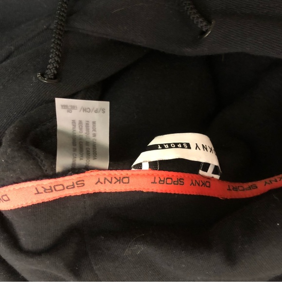 DKNY Hooded Sweatshirt Dress - Picture 7 of 7